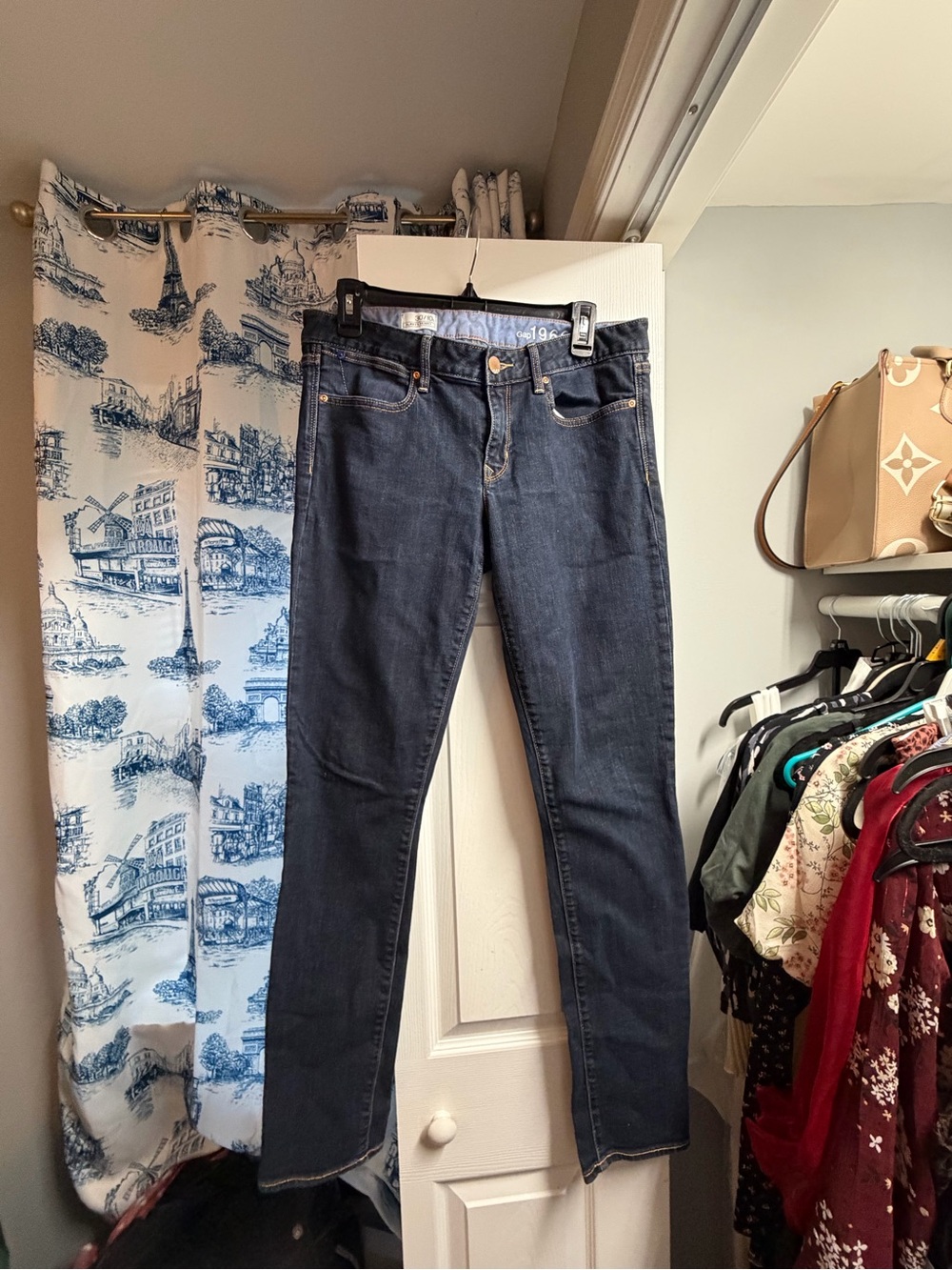GAP Women's Dark Blue Skinny Jeans